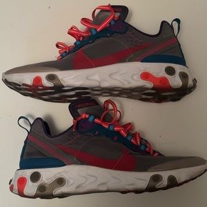 Nike react element mens size 8-no insoles